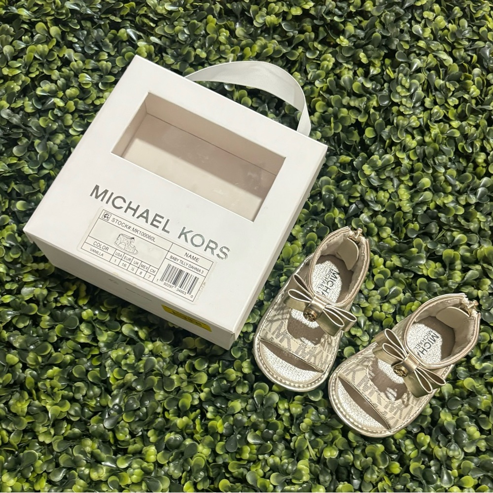 Gold Michael Kors Sandles
